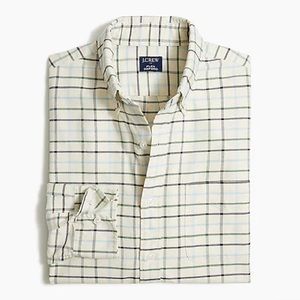 J. Crew Tattersall flex oxford shirt. Classic fit. XL.